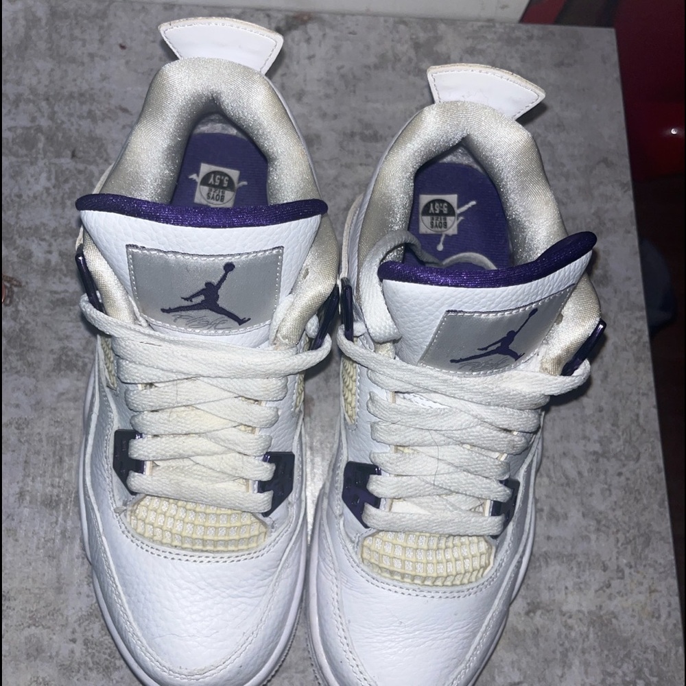 Metallic Purple Jordan’s